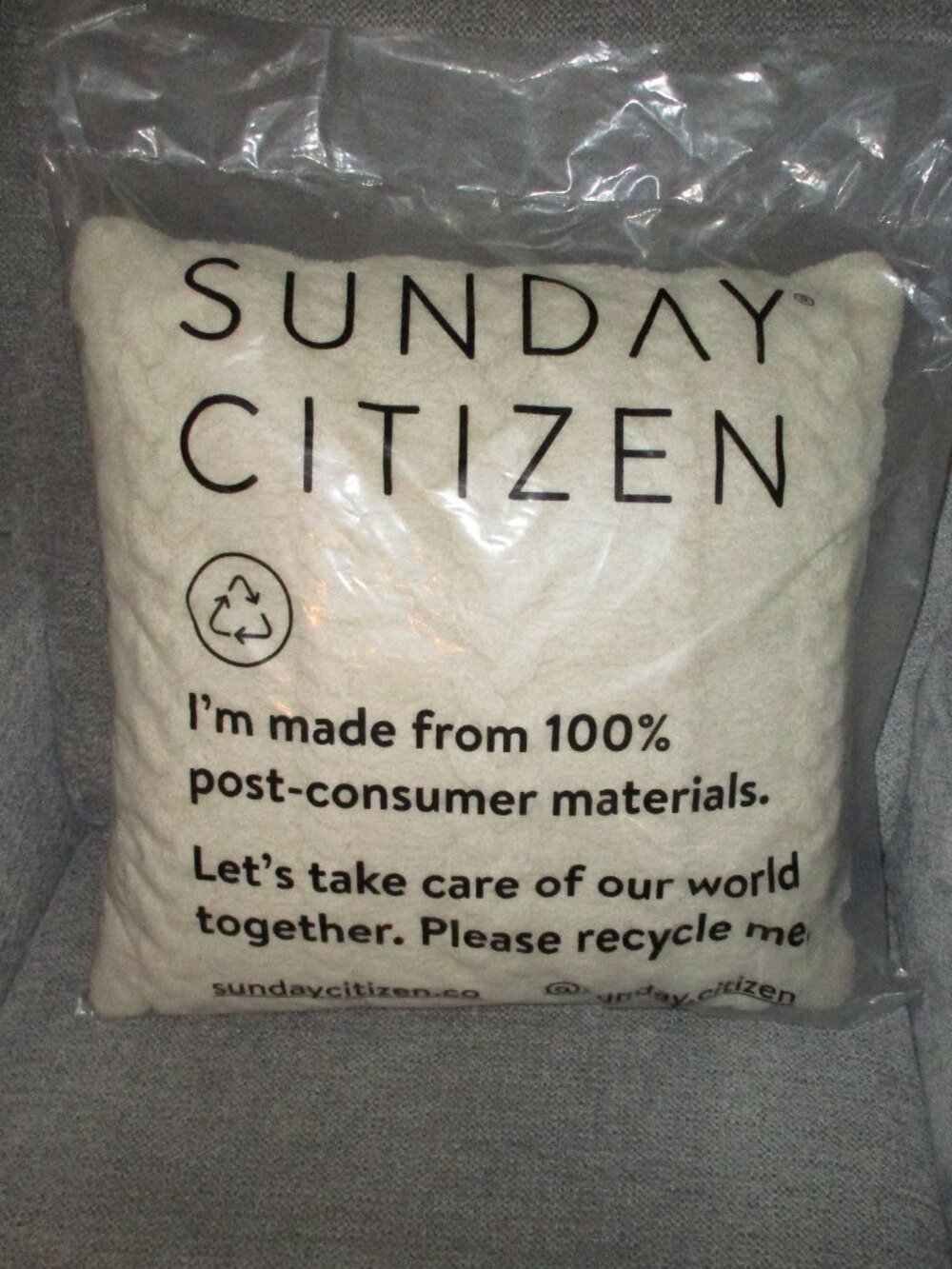 Sunday citizen NEW braided throw pillow Heritage Farm & Garden